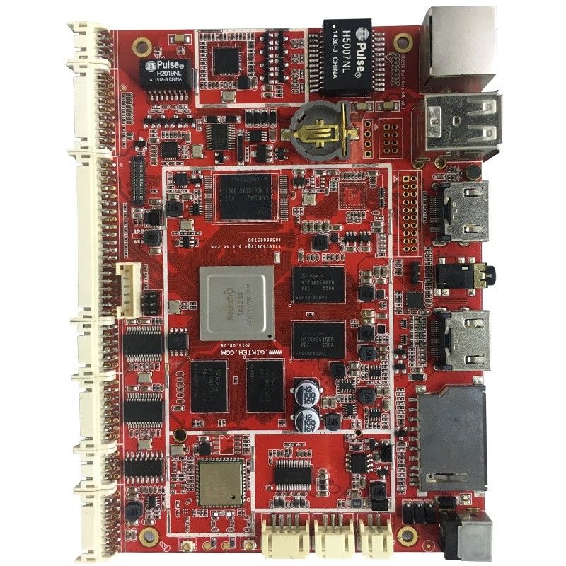 1.2mm Thickness Turnkey PCB Assembly Prototype FR4 Rigid  Based Material 1OZ Copper